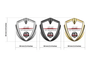 Auto Car Badge Pro Style Stainless Steel Edge